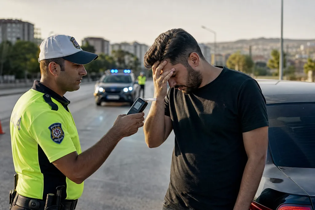 Kayseri’de Alkollü Sürücüye 400 Bin TL Ceza ve Kovalamaca
