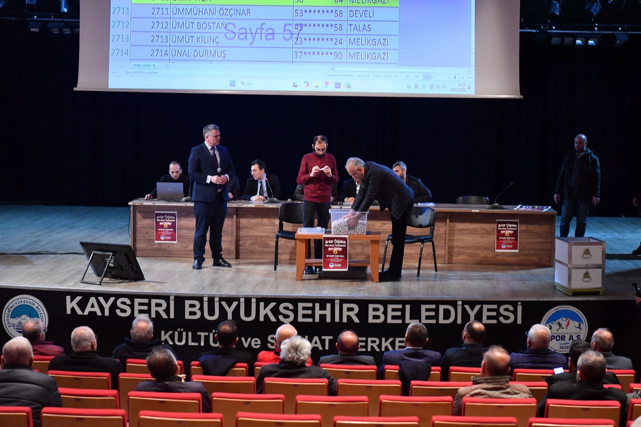Kayseri’de Arı Projesi’nde Kura Heyecanı!