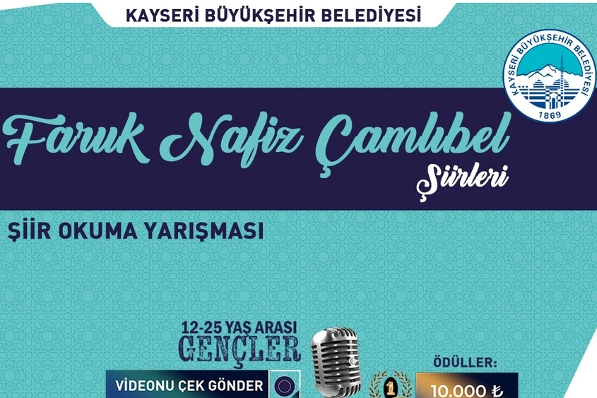 Kayseri’de Gençler İçin Şiir Yarışması Başlıyor!