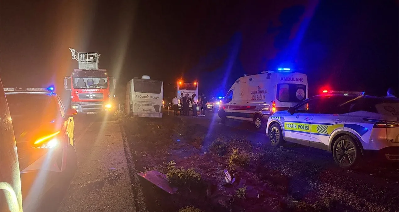 Kayseri’de Otobüs Kazası: 1 Ölü, 13 Yaralı!