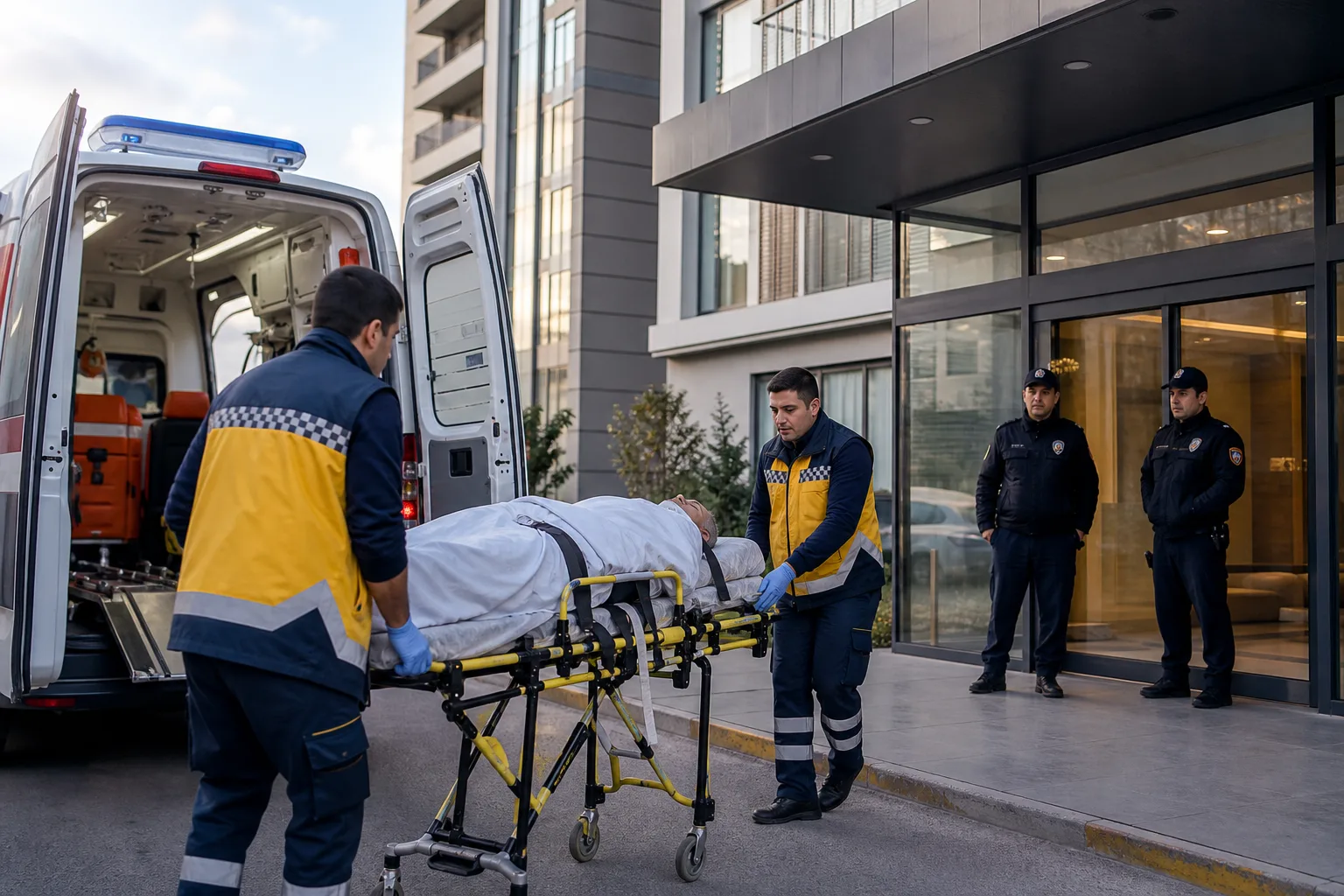 Kayseri’de rezidansta bayılan kişi hayatını kaybetti