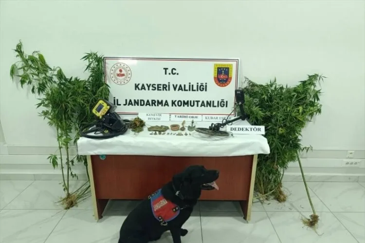 Kayseri’de Uyuşturucu Operasyonu: 21 Tarihi Obje!