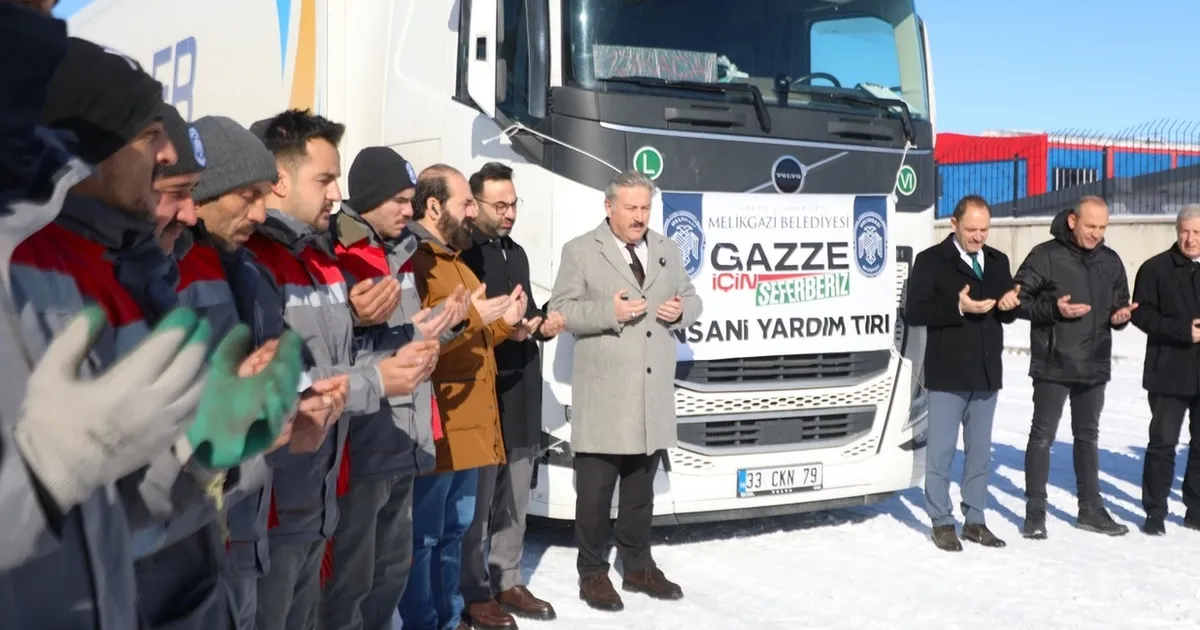 Kayseri’den Gazze’ye Umut Taşıyan Yardım Tırı