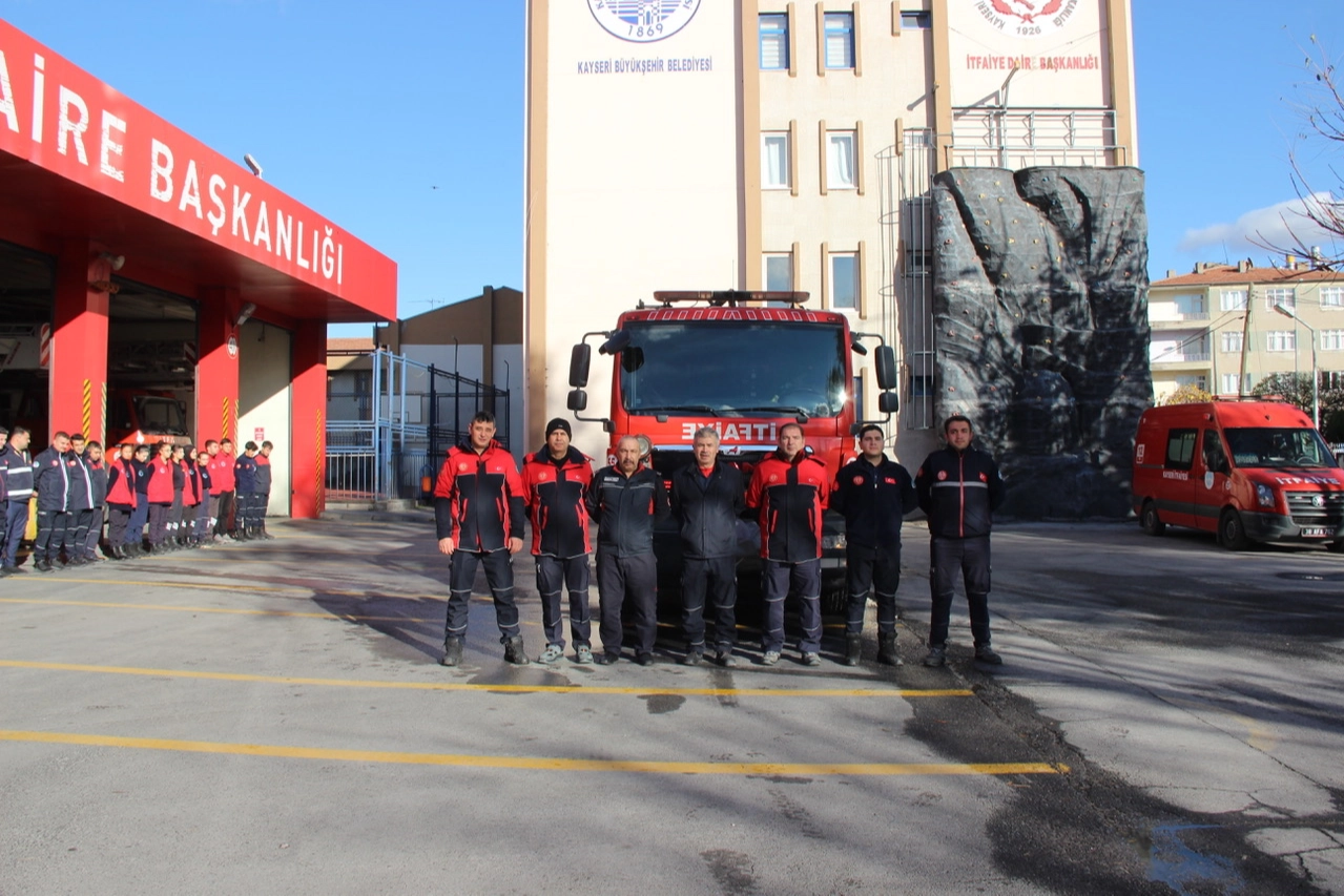 Kayseri İtfaiyesi Kırıkkale’ye Yangın Yardımına Gitti