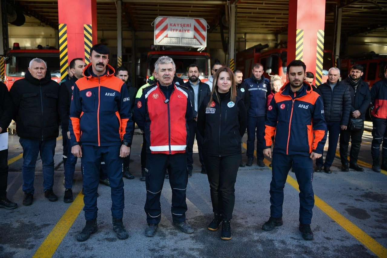 Kayseri İtfaiyesi’nden Afet Hazırlığı Eğitimi