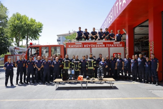 Kayseri İtfaiyesi Teknolojiyle Gücünü Artırıyor