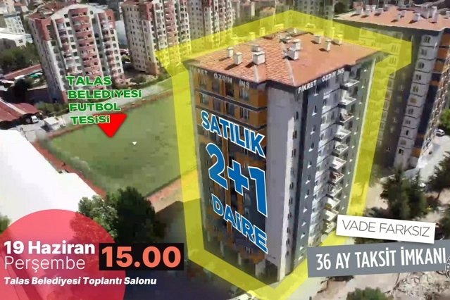 Kayseri Talas’ta Taksitli Villa İhaleleri Başlıyor!