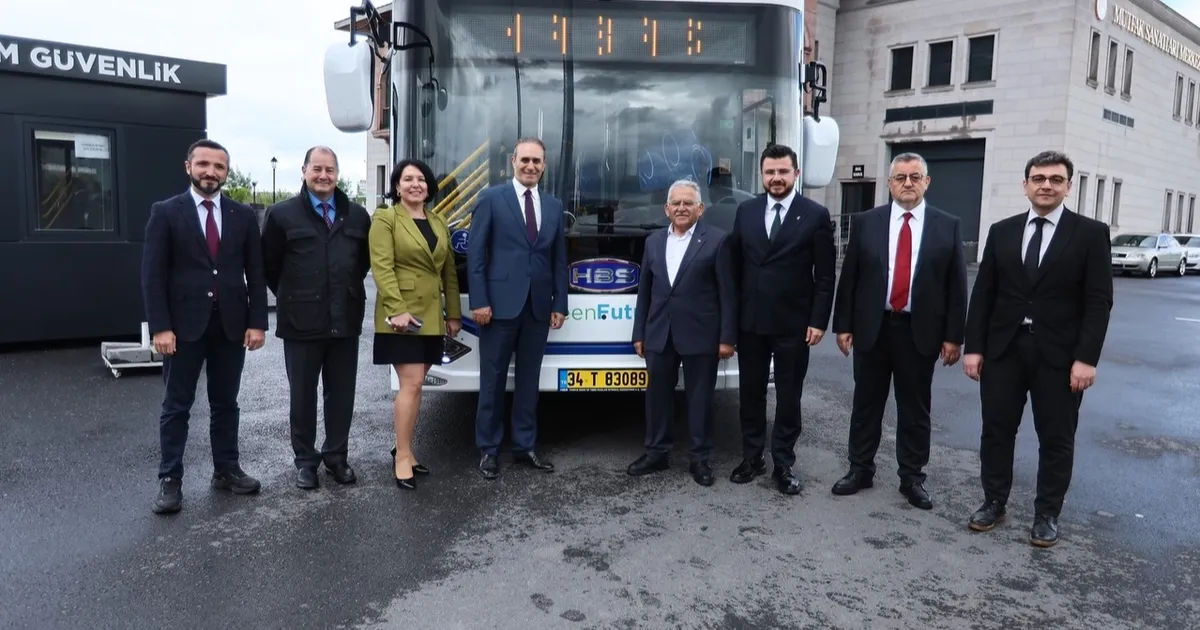 Kayseri Ulaşım Filosuna Yeni Elektrikli Otobüs