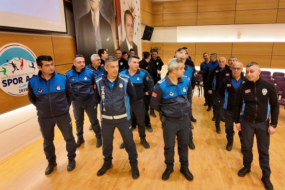 Kayseri Zabıta’ya Biber Gazı Eğitimi Verildi