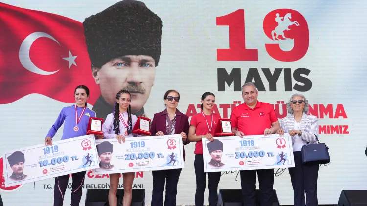 Keçiören’de 1919 Metrelik Coşkulu Yarış!