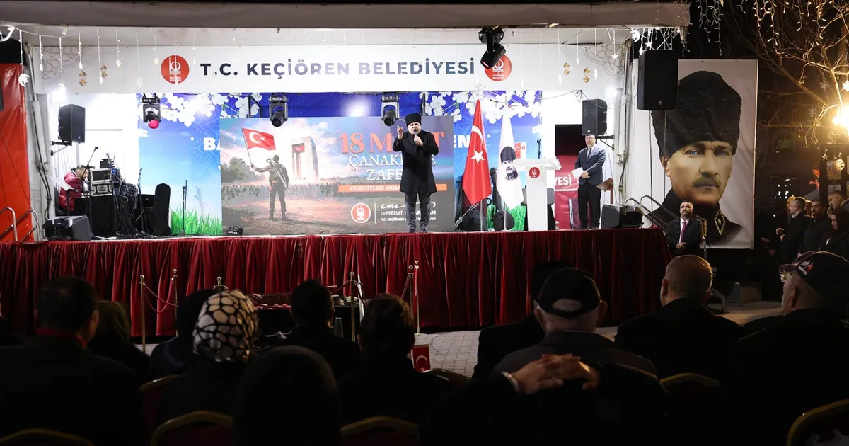 Keçiören’de Çanakkale Zaferi Coşkuyla Kutlandı