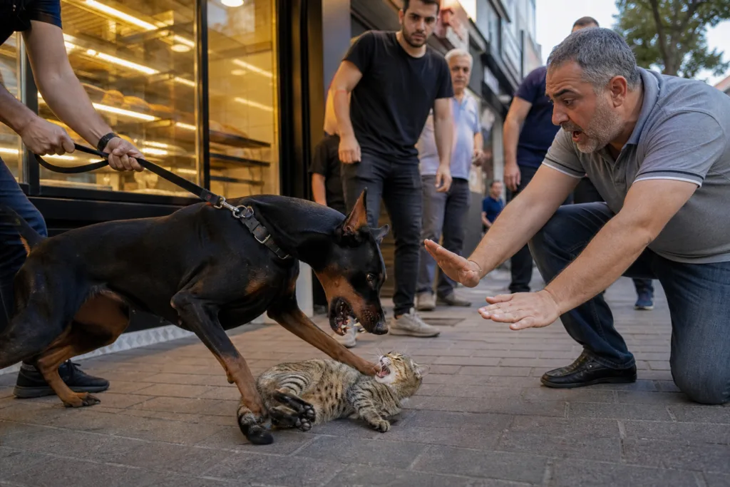Kediyi Öldüren Doberman İle İlgili Tepkiler Büyüyor