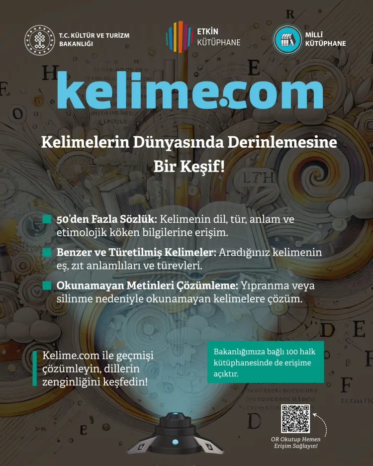 Kelime.com’a Milli Kütüphane Üyelerine Ücretsiz Erişim