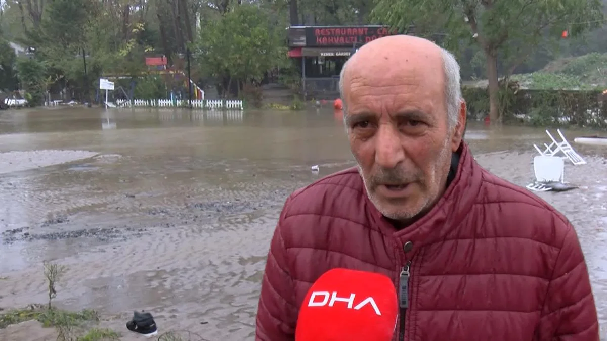 Kemerburgaz’da Sel: 65 Kişi Kurtarıldı!