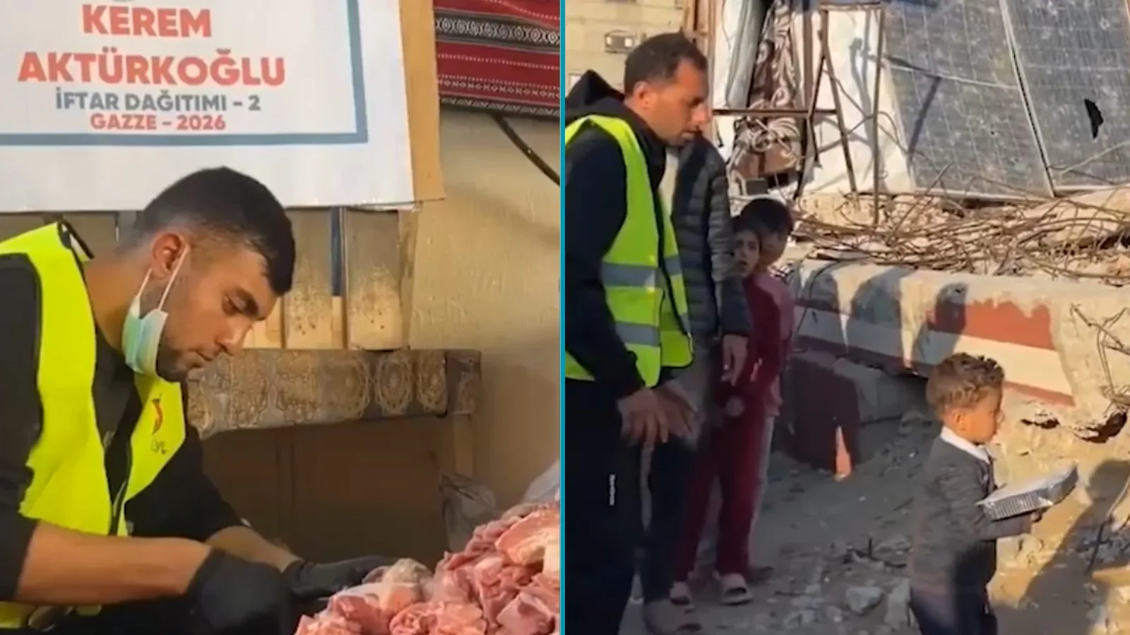 Kerem Aktürkoğlu’ndan Gazze’ye Ramazan Yardımı