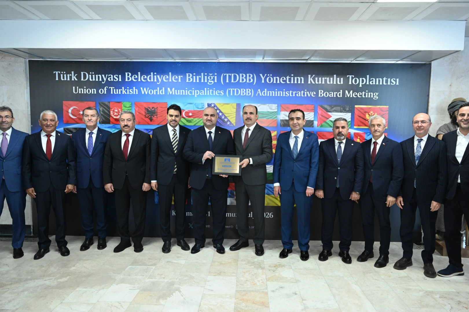 Kerkük, Türk Dünyası Belediyeler Birliği’ne Katıldı