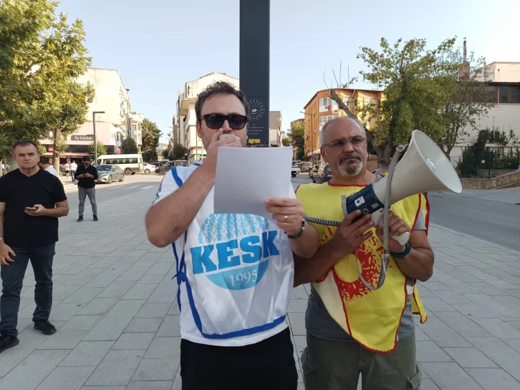 Keşan’da Emekçiler Greve Çıktı: ‘İnsanca Yaşamak İstiyoruz’