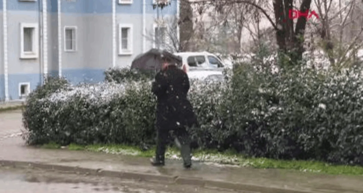 Keşan’da Kar Yağışı: Ulaşımda Zorluklar Başladı!