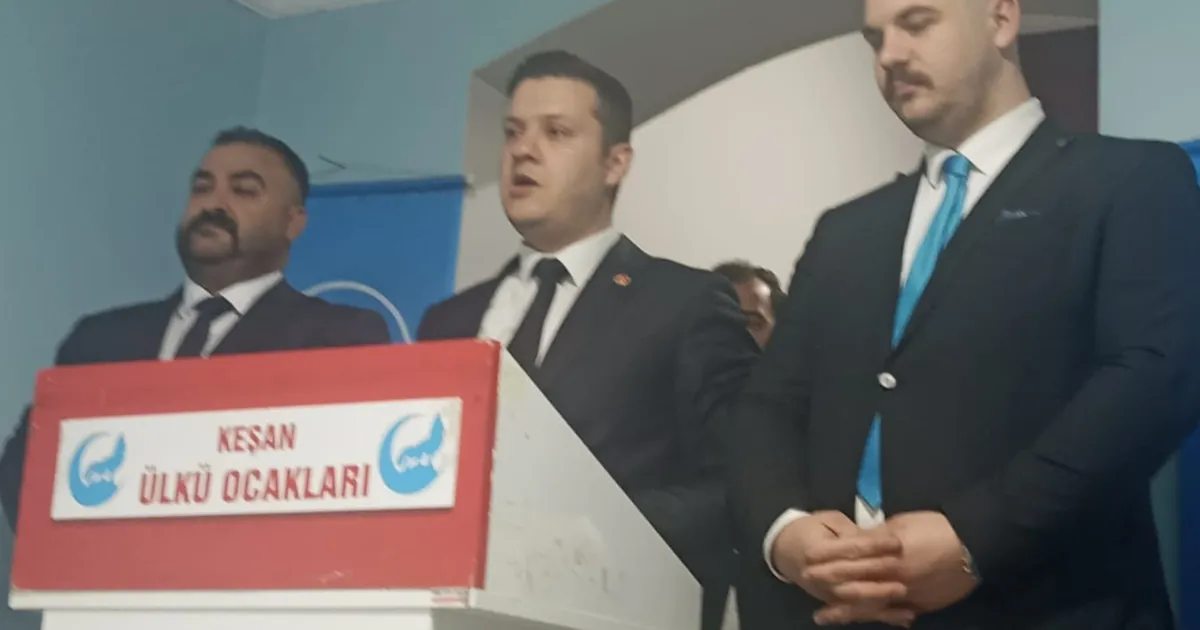 Keşan Ülkü Ocakları’nda Görev Değişimi Yapıldı