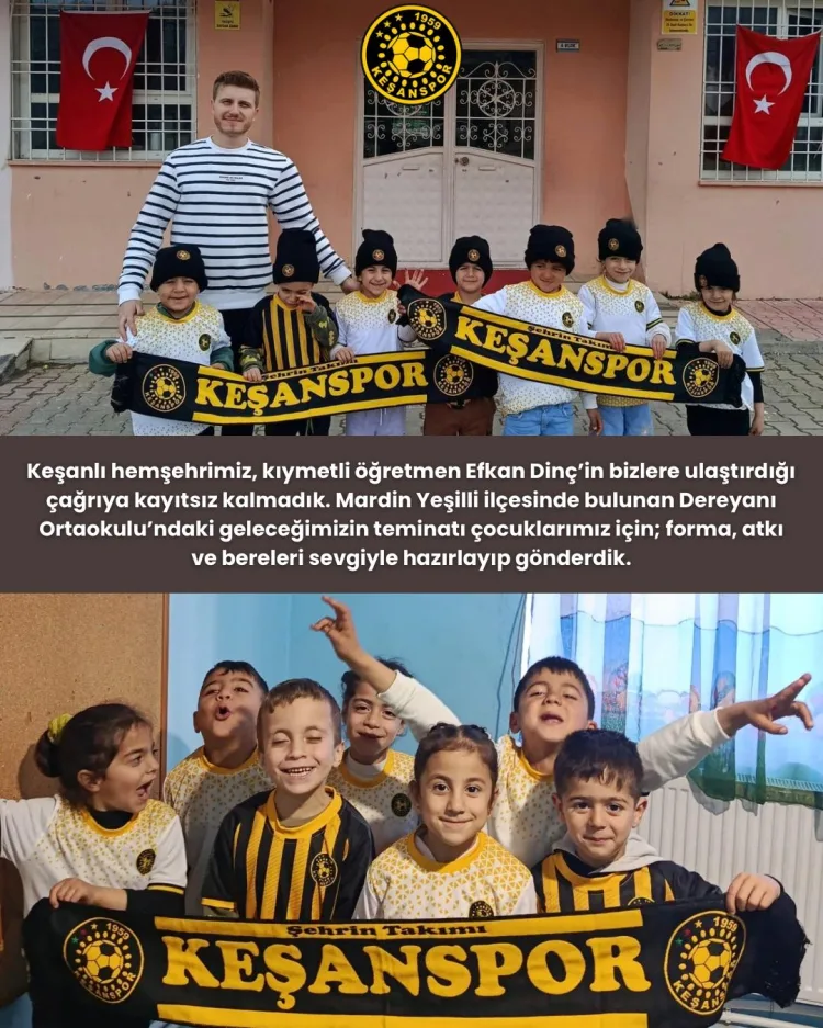 Keşanspor’dan Mardin’e Anlamlı Destek!
