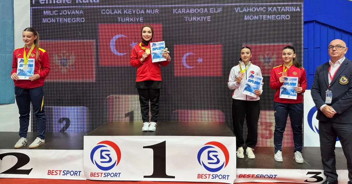 Keyda Nur Çolak, Balkan Şampiyonu Oldu!