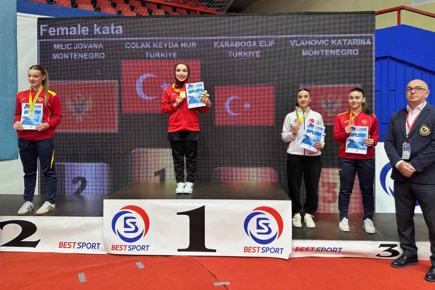Keyda Nur Çolak, Balkan Şampiyonu Oldu!