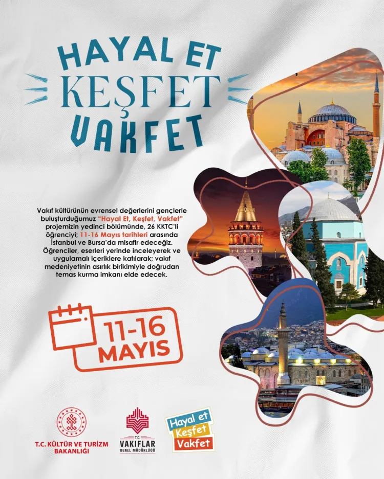 Kıbrıslı Öğrenciler İstanbul ve Bursa’da Mirası Keşfediyor
