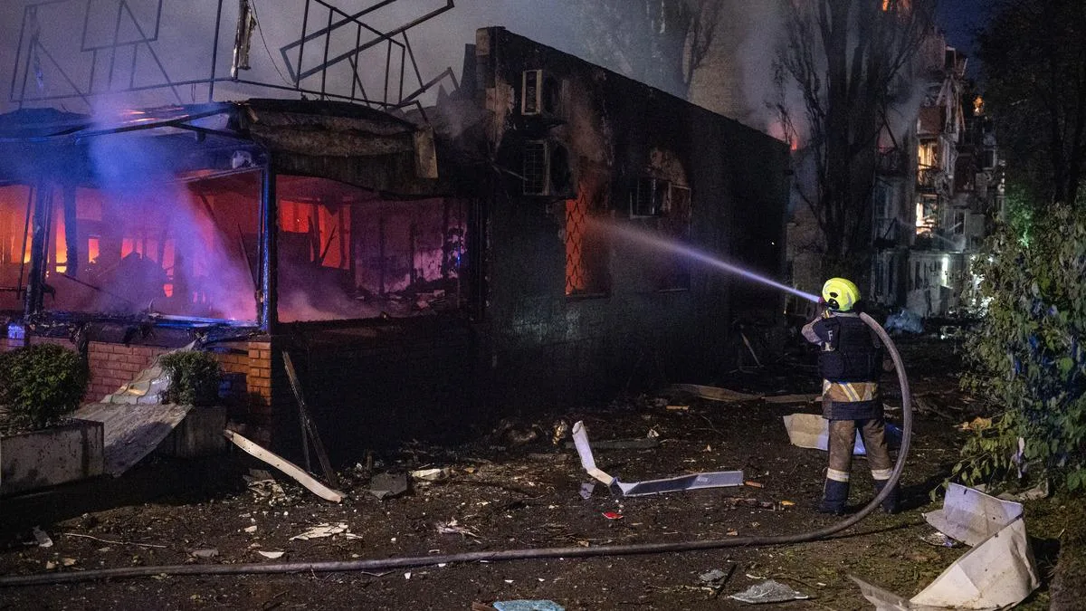 Kiev’e Yoğun Füze Saldırısı: 1 Ölü, 16 Yaralı