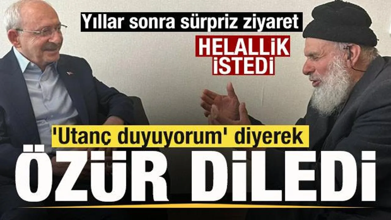 Kılıçdaroğlu’na Helallik İsteyen Saldırgan Buluştu