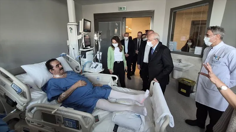 Kılıçdaroğlu’ndan İbrahim Tatlıses’e Ziyaret