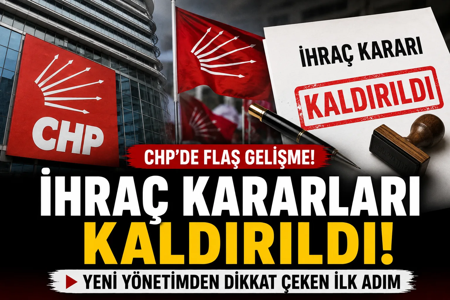 Kılıçdaroğlu Yönetiminden İlk Hamle: İhraç Kararları Kaldırıldı!