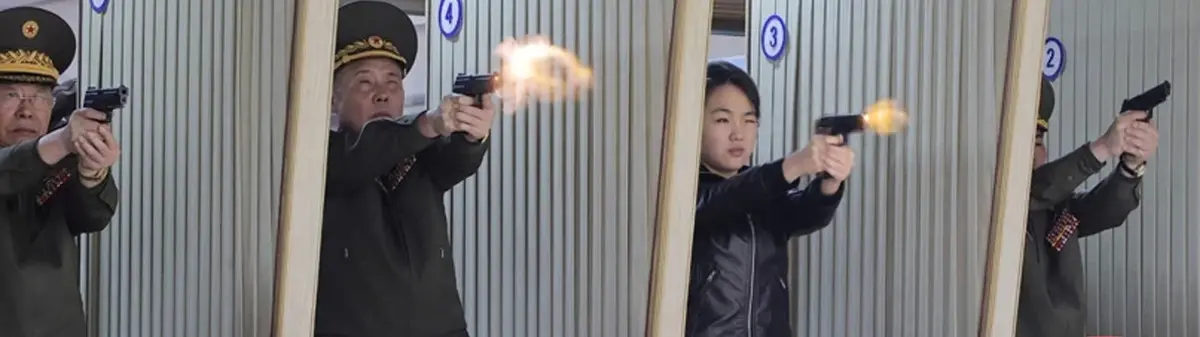 Herkes yapay zeka sandı ama değil! Dünya Kim Jong-Un ve küçük kızının atış talimini konuşuyor 2