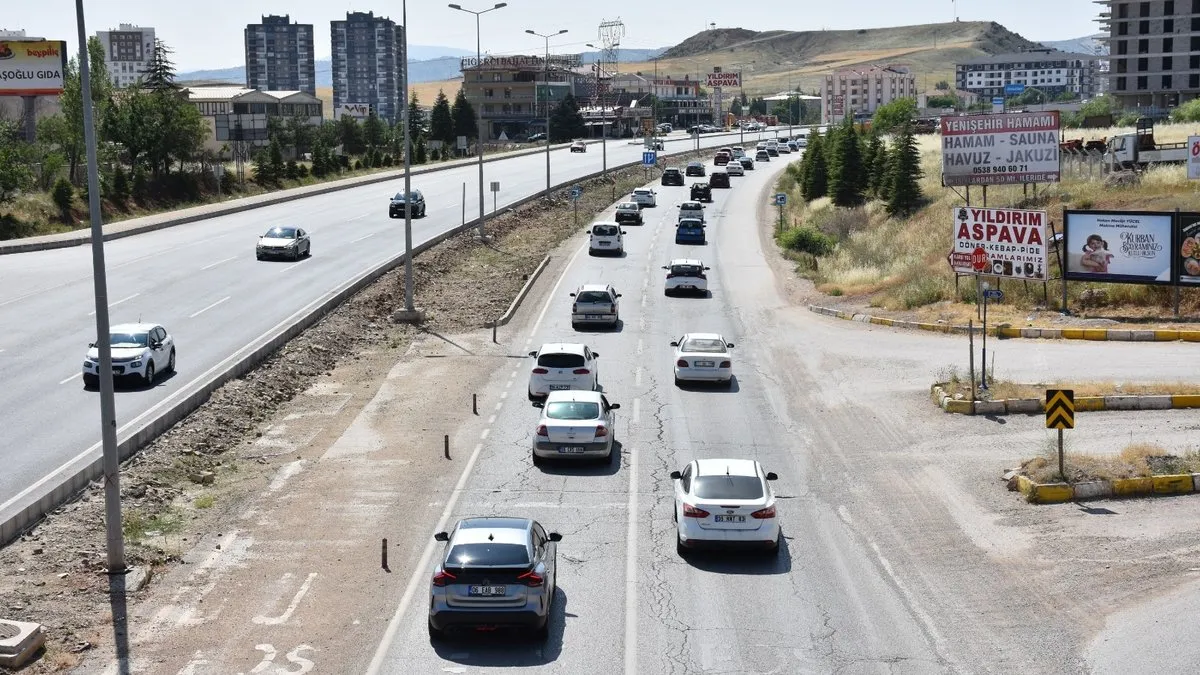 Kırıkkale’de Bayram Yoğunluğu: Trafik Akışı Zor!