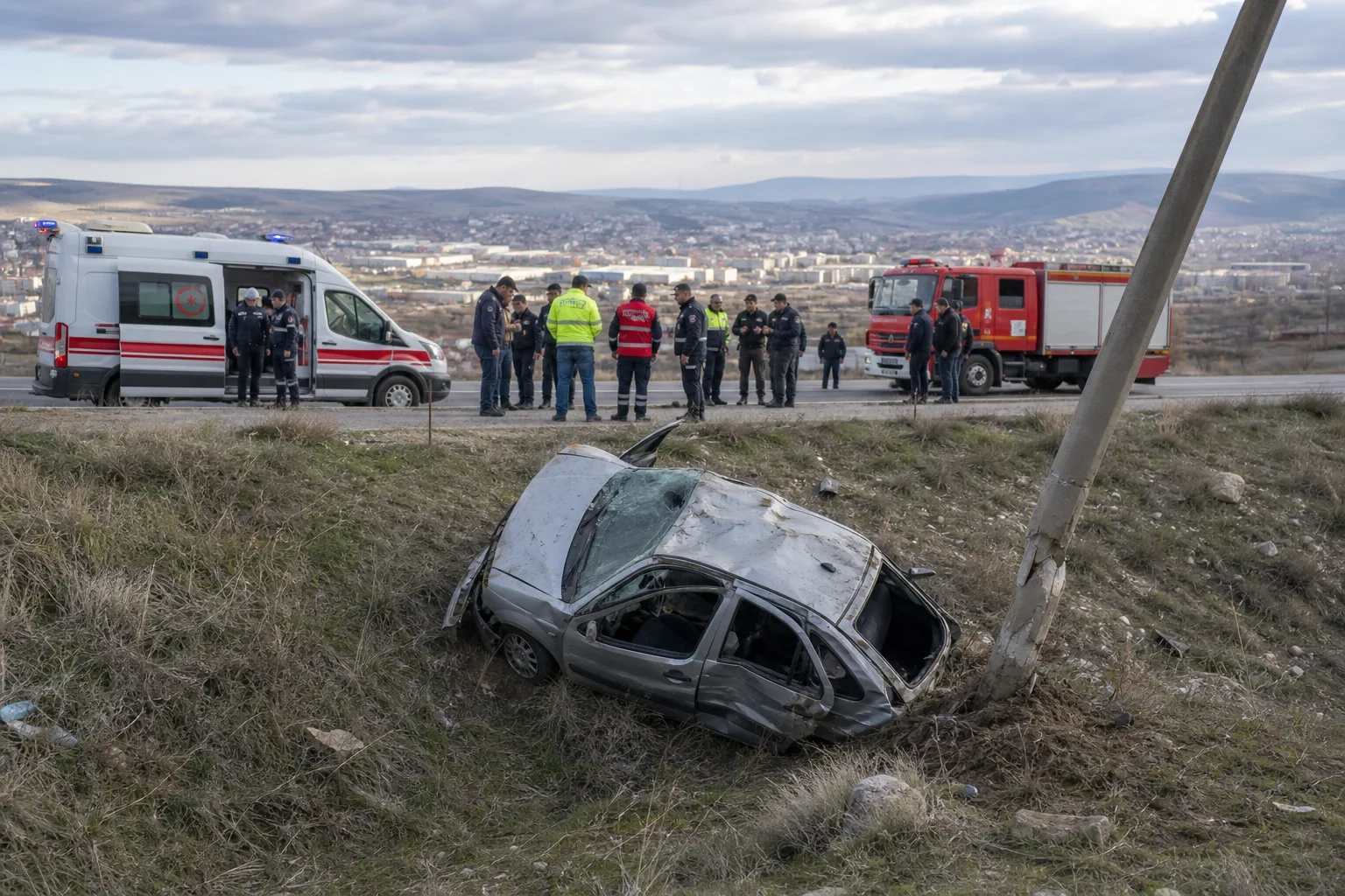 Kırıkkale’de Feci Kaza: 1 Ölü, 2 Yaralı