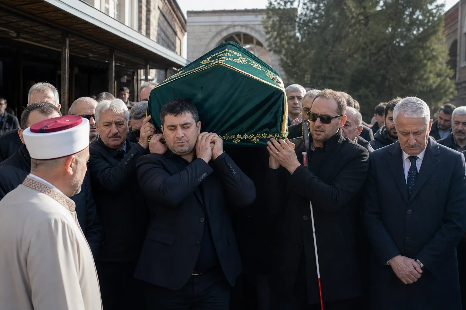 Kırklareli’nde Görme Engelli Necati Geniş’in Cenazesi Defnedildi