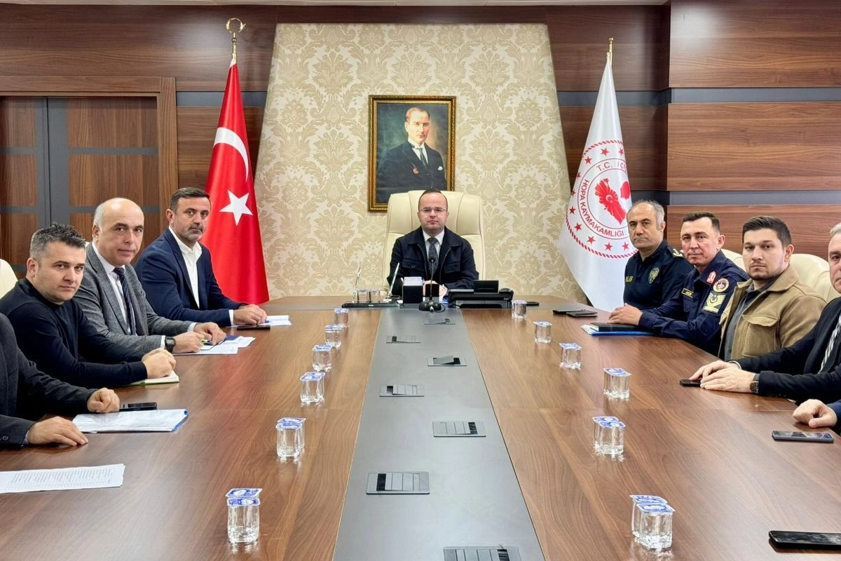 Kış Tedbirleri Toplantısı Hopa’da Yapıldı