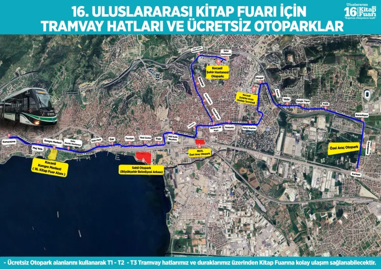 Kitap Fuarı’na Ulaşımda Ücretsiz Otopark ve Ring!