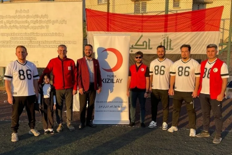 Kızılay’dan Kerküklü Gençlere Spor Desteği