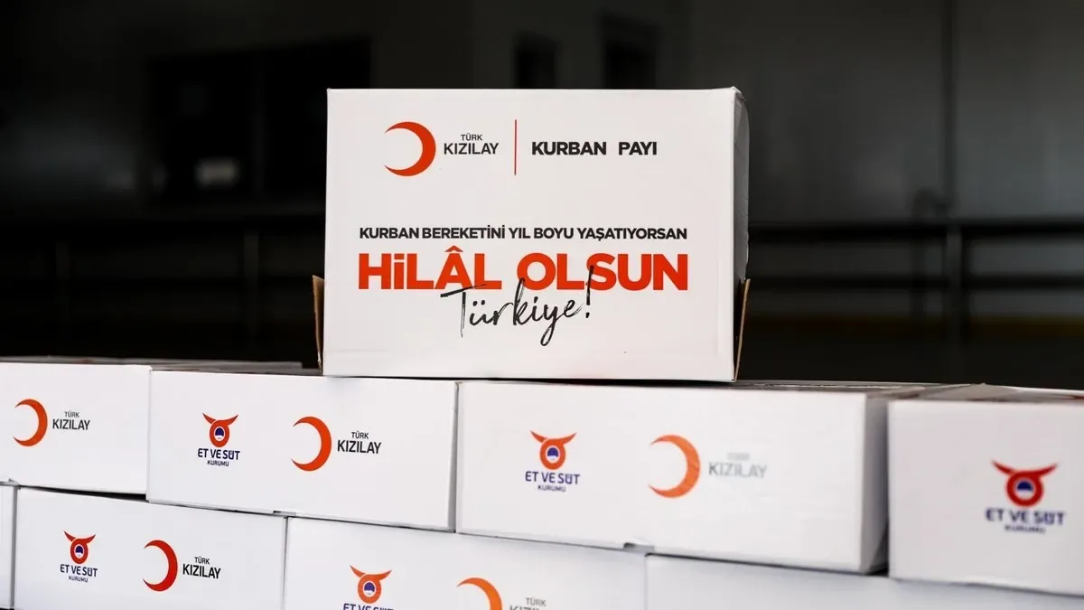 Kızılay ile Kurban İyiliği Yıl Boyu Sürecek