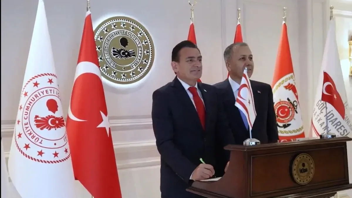 KKTC İçişleri Bakanı Ankara’da Yerlikaya’yı Ziyaret Etti