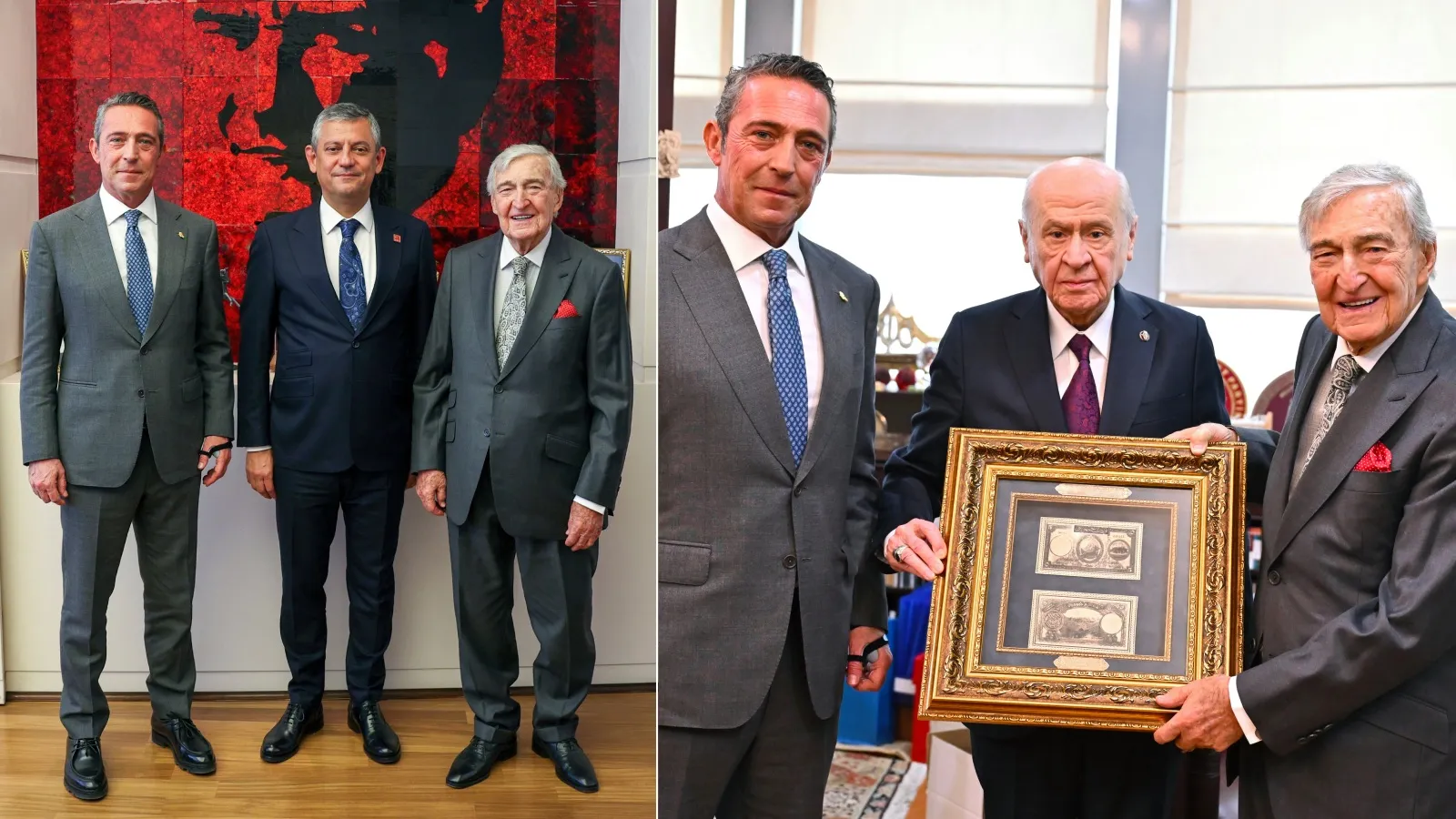 Koç Ailesi, Özel ve Bahçeli’yi Ziyaret Etti!