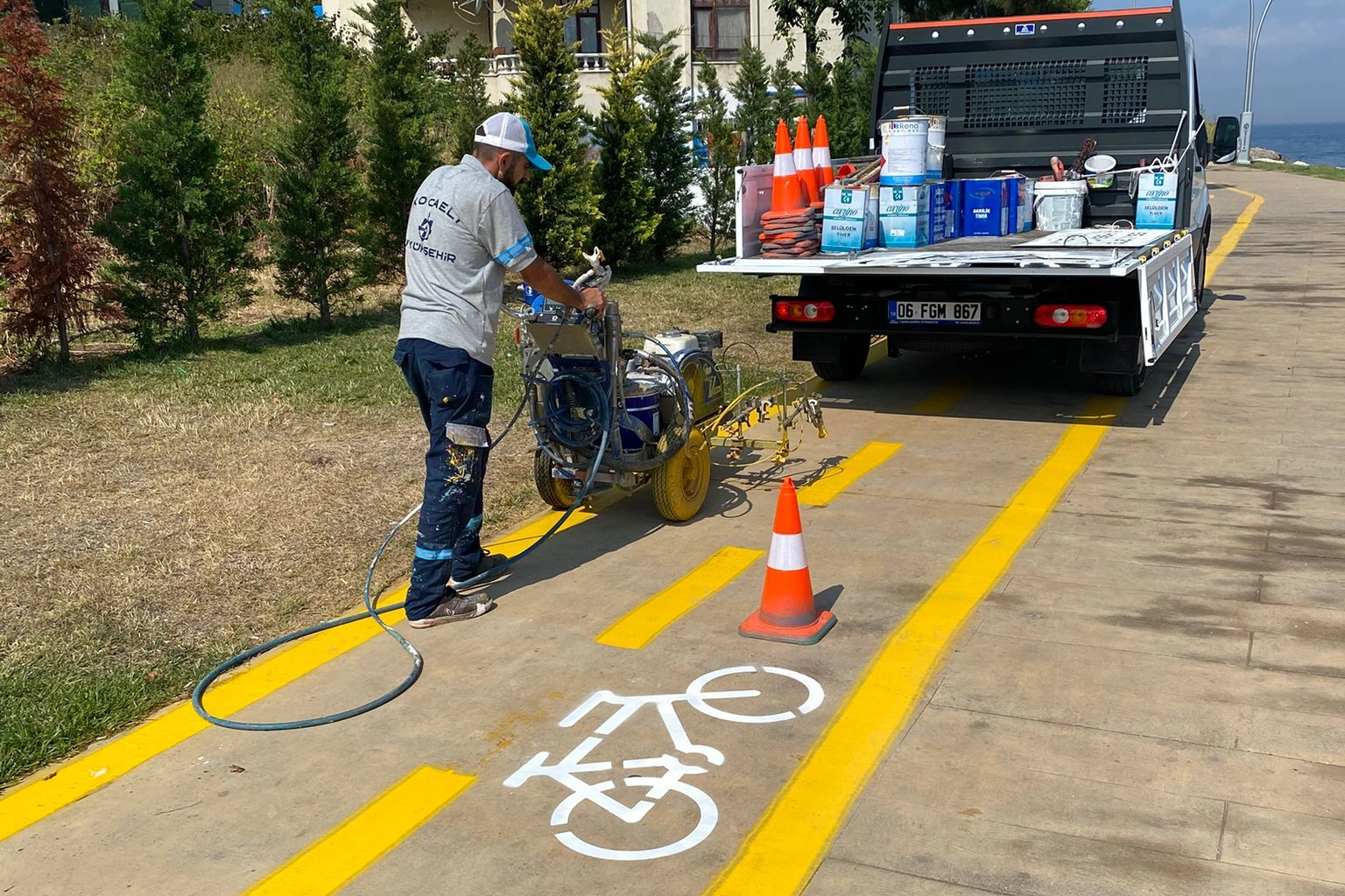 Kocaeli’de Bisiklet Yolları Yenileniyor!