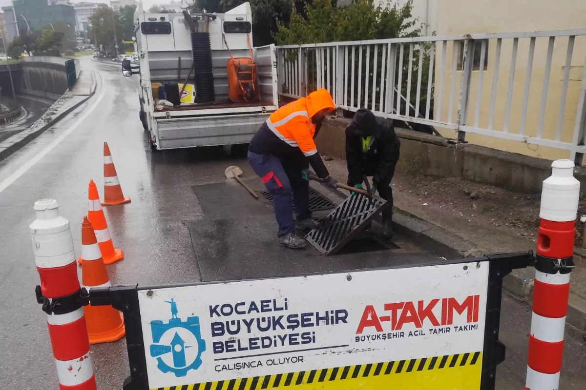 Kocaeli’de Ekipler Yağışa Karşı Teyakkuzda!