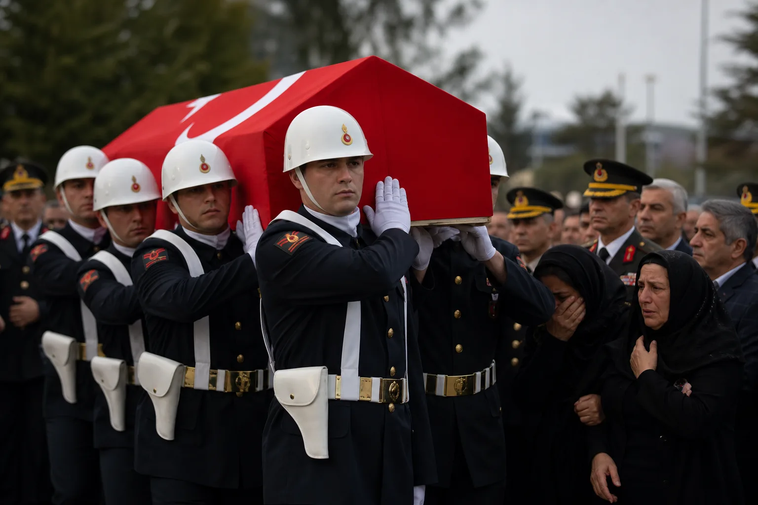 Kocaeli’de Jandarma Astsubay İbrahim Ay’a Veda Töreni