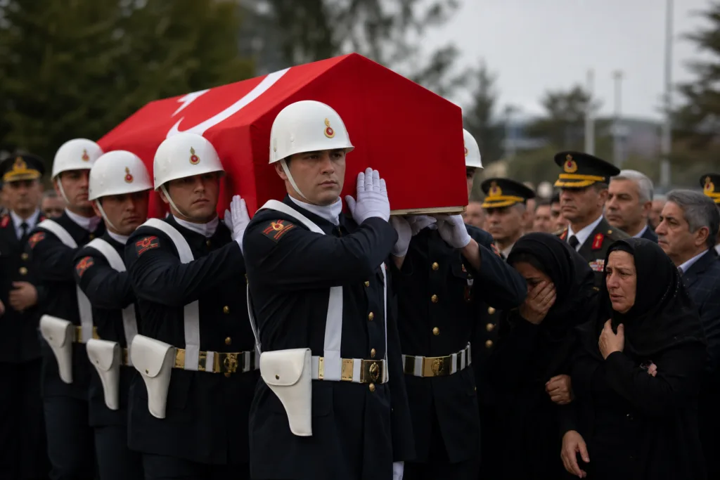 Kocaeli’de Jandarma Astsubay İbrahim Ay’a Veda Töreni