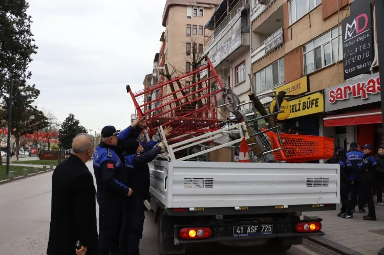 Kocaeli’de Kaldırım İşgallerine Sert Denetim
