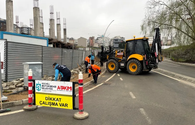 Kocaeli’de Kaldırım Yenileme Çalışmaları Başladı