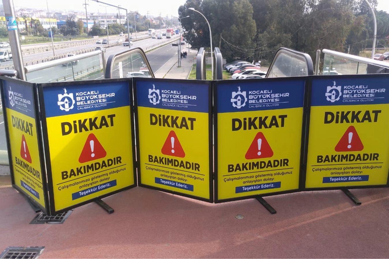 Kocaeli’de Yürüyen Merdivenler İçin Bakım Başladı