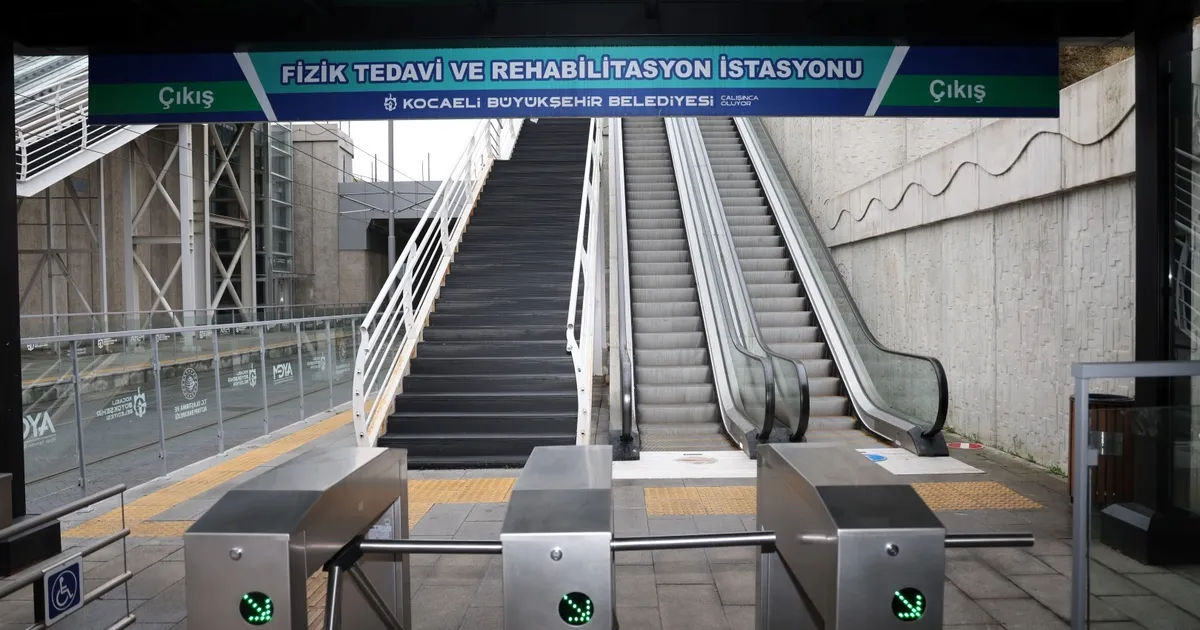 Kocaeli’deki Yürüyen Merdivenler Bakımda!