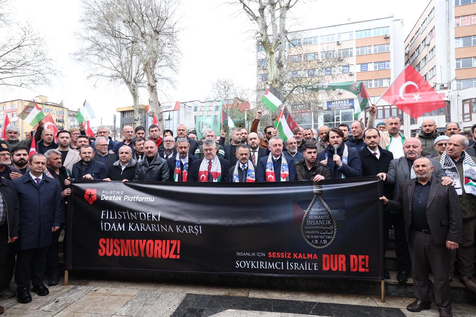 Kocaeli’den Filistin’e Güçlü Destek Mesajı